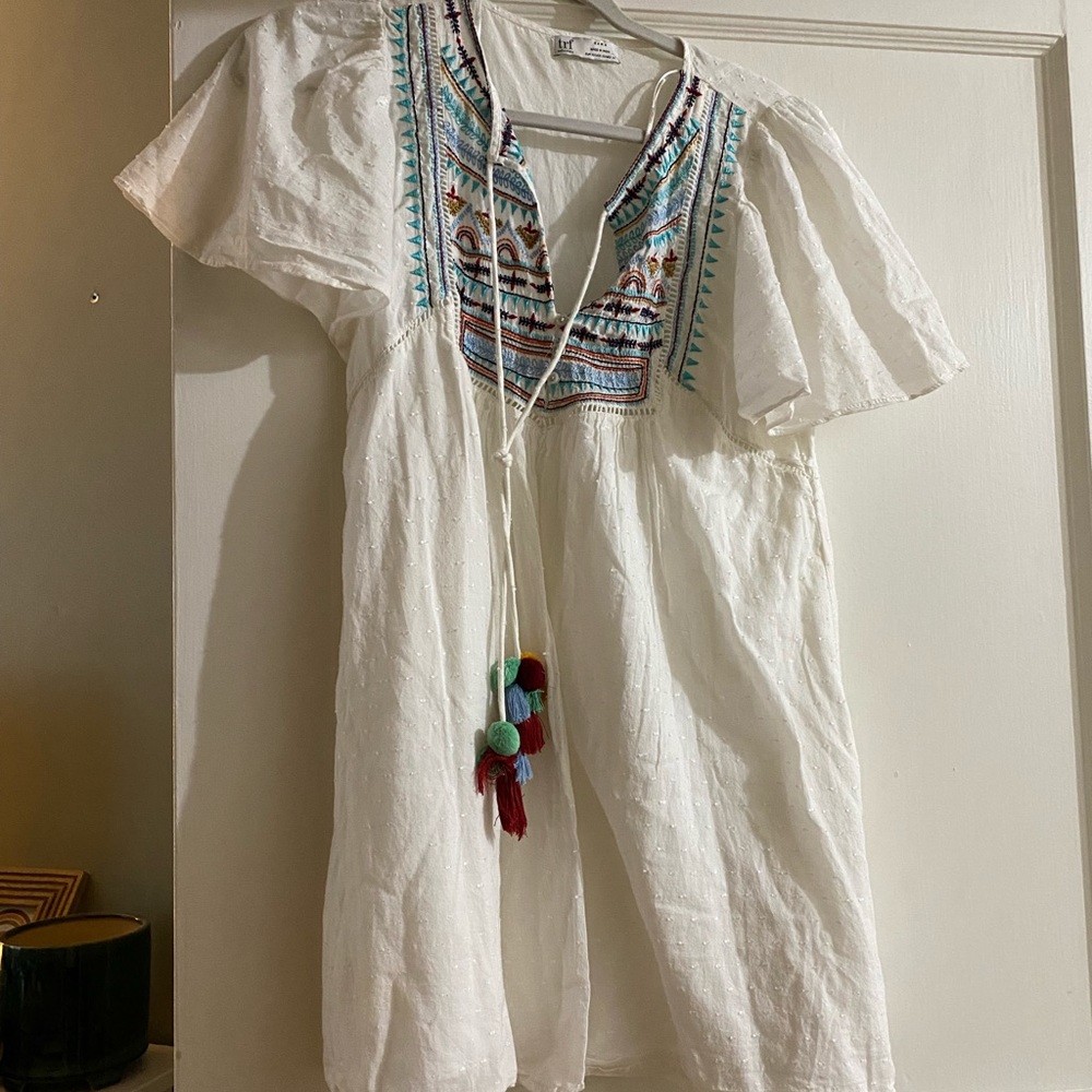 Zara Embroidered Summer Dress